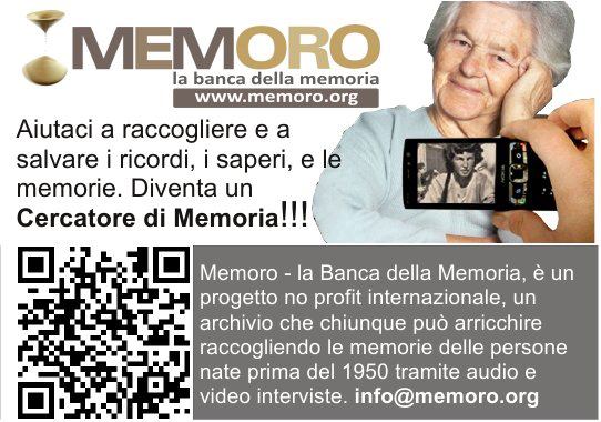 Memoro: la Banca della Memoria online