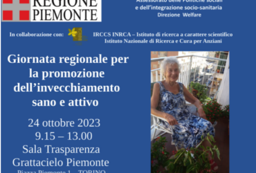 Il video e le presentazioni della giornata regionale per la promozione dell’invecchiamento sano e attivo in Piemonte